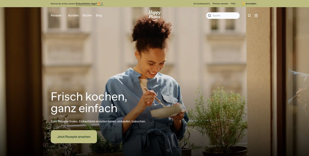 happyplates.com website